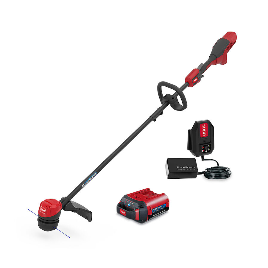 60V MAX* 13 in. (33.0 cm) / 15 in. (38.1 cm) Brushless String Trimmer with 2.0Ah Battery